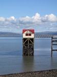 SX24875 Old Lifeboat station at low tide on Mumbles Pier .jpg